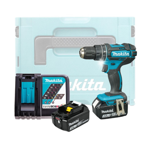 Дрель-шуруповерт ударная аккумуляторная Makita DHP482RFJ