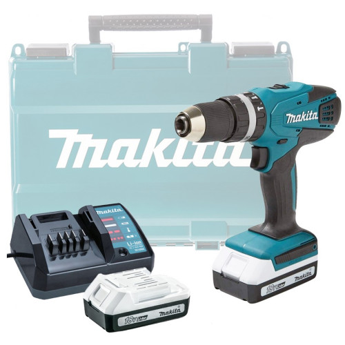 Дрель-шуруповерт ударная аккумуляторная Makita HP457DWE