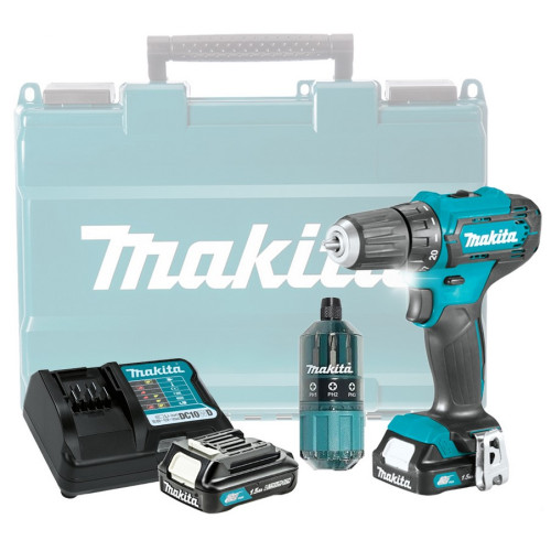 Дрель-шуруповерт аккумуляторная Makita DF333DWYE4