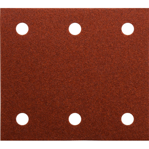 Шлифовальная бумага на липучке  114х102 мм, K100, красная, 50 шт. Makita P-42444
