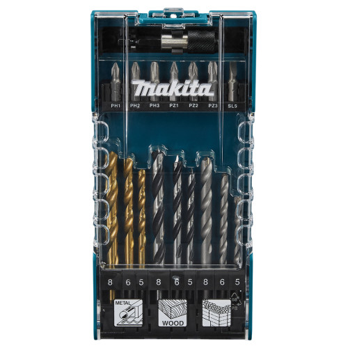Набор насадок и сверл, 17 шт Makita D-74887