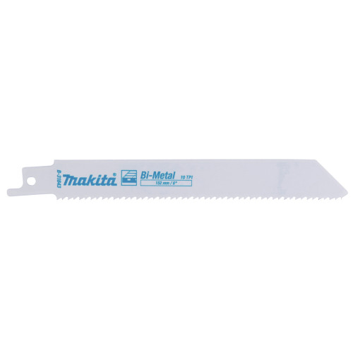 Сабельное полотно для дерева с гвоздями BiM 152x19x0.9 мм, 10TPI, 5 шт Makita B-31843