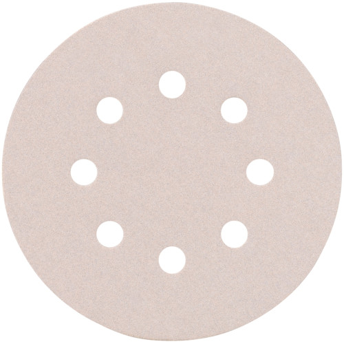 Диск шлифовальный 8 отверстий белый D125 мм, K180, 10 шт. Makita P-33392