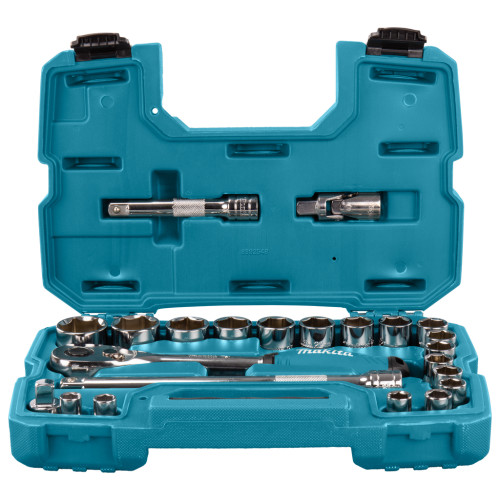 Набор ключей и головок 23 предмета 1/2 Makita B-65589