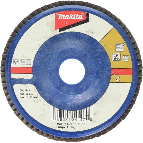 Лепестковый шлифовальный диск Z40, 125 мм, нейлон, плоский Makita D-27888