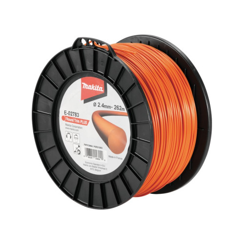 Триммерная леска, круглая, 2.4 мм х 262 м Makita E-02783