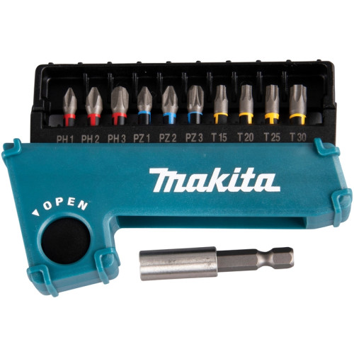 Набор насадок Impact Premier 11 шт., 25 мм, C-form (PH,PZ,T) Makita E-03567