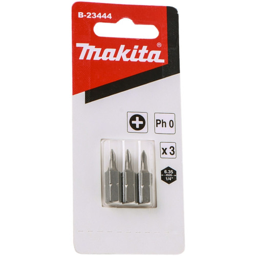 Насадка PH0, 25 мм, C-form, 3 шт Makita B-23444