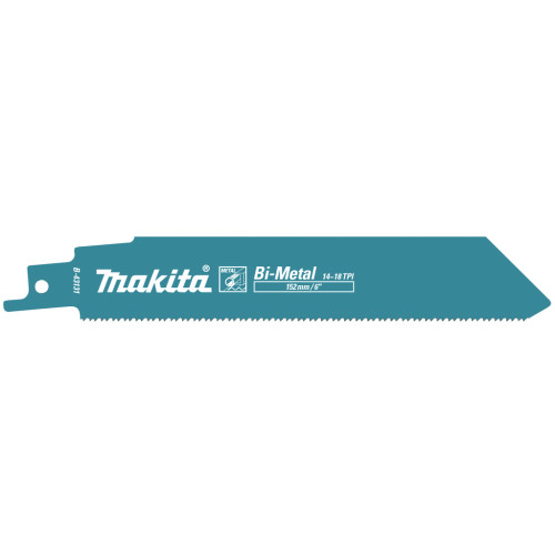 Сабельное полотно для металла BiM 152x25x1.1 мм, 14-18TPI Makita B-43131