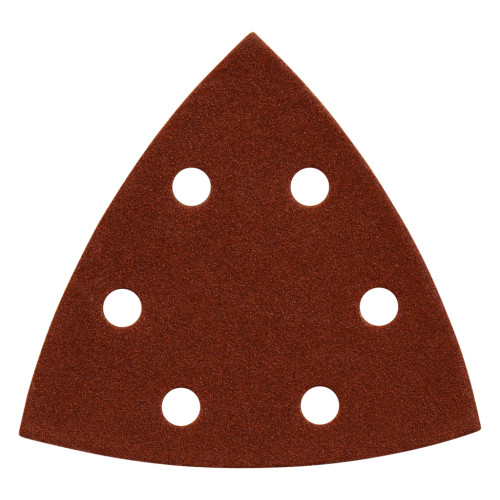 Бумага шлифовальная треугольная на липучке 94 мм, P180, коричневая, 10 шт. Makita P-33314