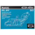 Резчик бетона аккумуляторный Makita CE004GZ