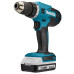 Дрель-шуруповерт аккумуляторная Makita DF488DWAE
