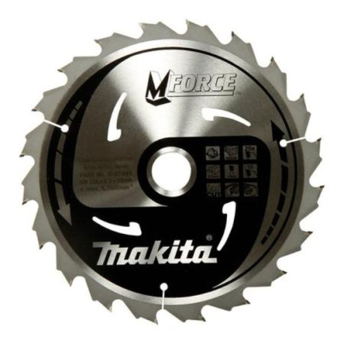 Пильный диск для дерева M-FORCE,235x30/15.88x1.6x20T, Makita, B-31382